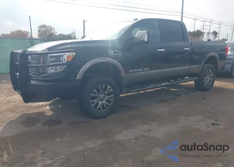 2017 Nissan Titan Xd Platinum Reserve Diesel from USA, damaged, VIN 1N6BA1F46HN548568